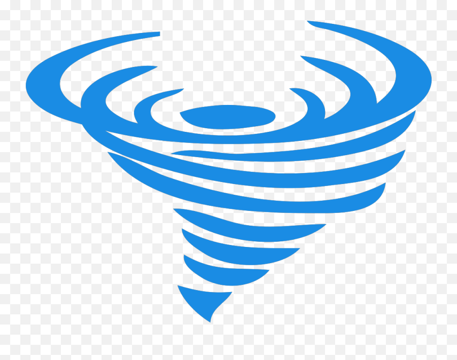 Blue Wind Logo Tp Png Svg Clip Art For - Twister Clipart Emoji,Chloe Grace Moretz Kiki Emoticon