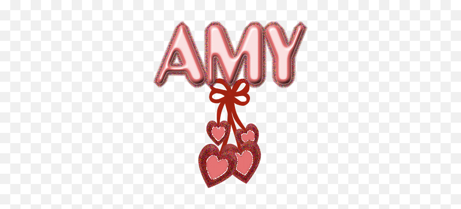 Amy Name Graphics And Gifs - Nombre Amy Con Corazones Emoji,Emoticon Corazones Gif