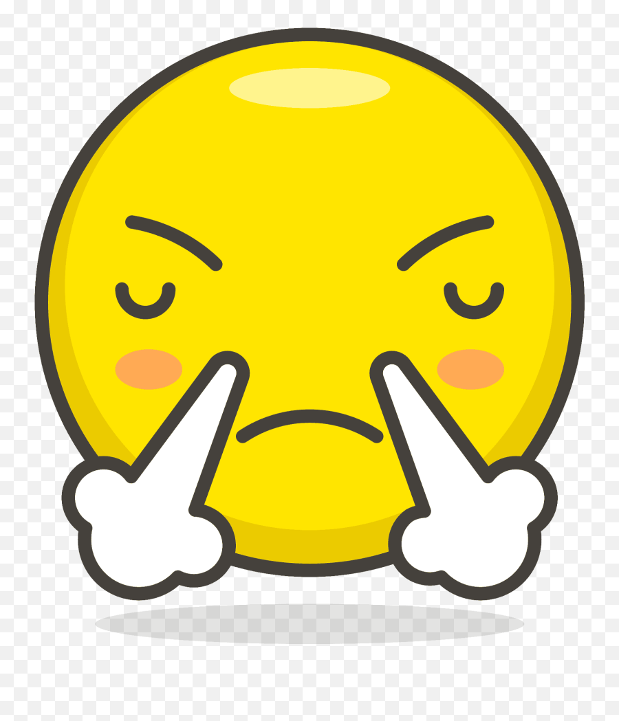 Drooling Emoji Girl Transparent Png - Emoji With Air Coming Out Of Nose,Drool Emoji