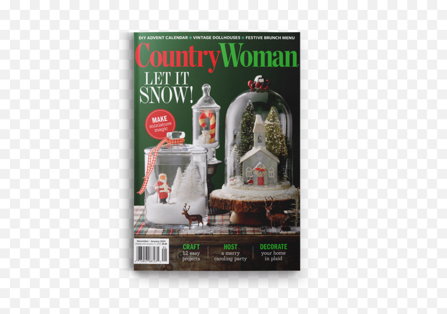 Country Woman Magazine - Single Issue Emoji,Country Corner Decorations & Emotions Table Wood Clocks