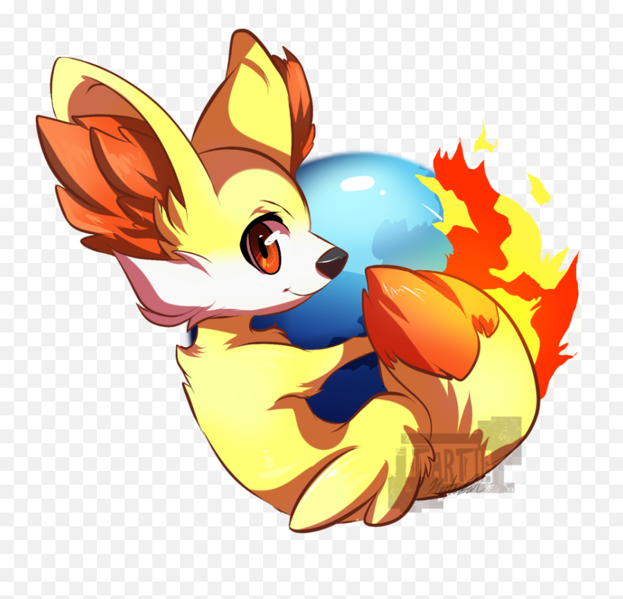 Firefox Fennekin Edition Pokefication Pokefied Emoji,Yay Emoticon Animated