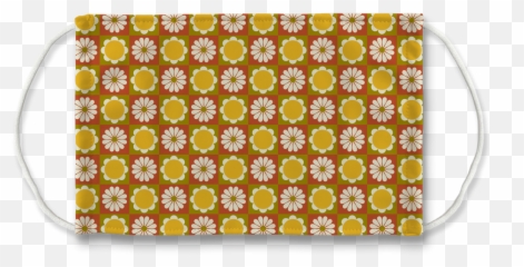 Retro Mod Tiles 2 Face Mask Emoji,Small Emoticon Faces