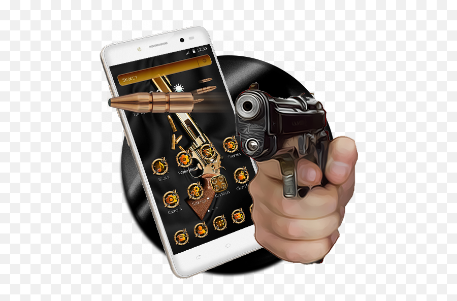Mortar Gun Bullets Theme - Writing Implement Emoji,Gun Emoji Change