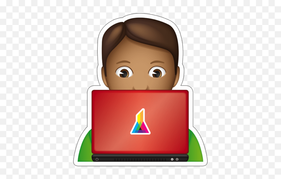 Pridelabs Emoji,Person With Laptop Emoji