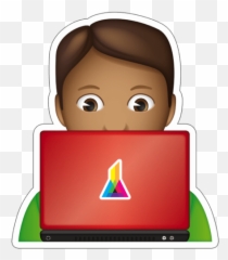 Pridelabs Emoji,Person With Laptop Emoji