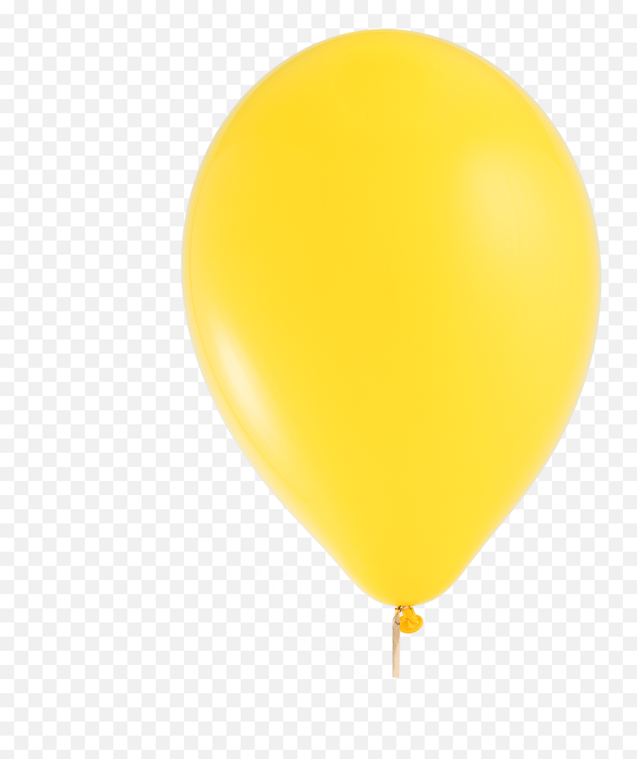 Yellow Party Balloons - Single Yellow Balloon Png Emoji,Emoji Party Decor