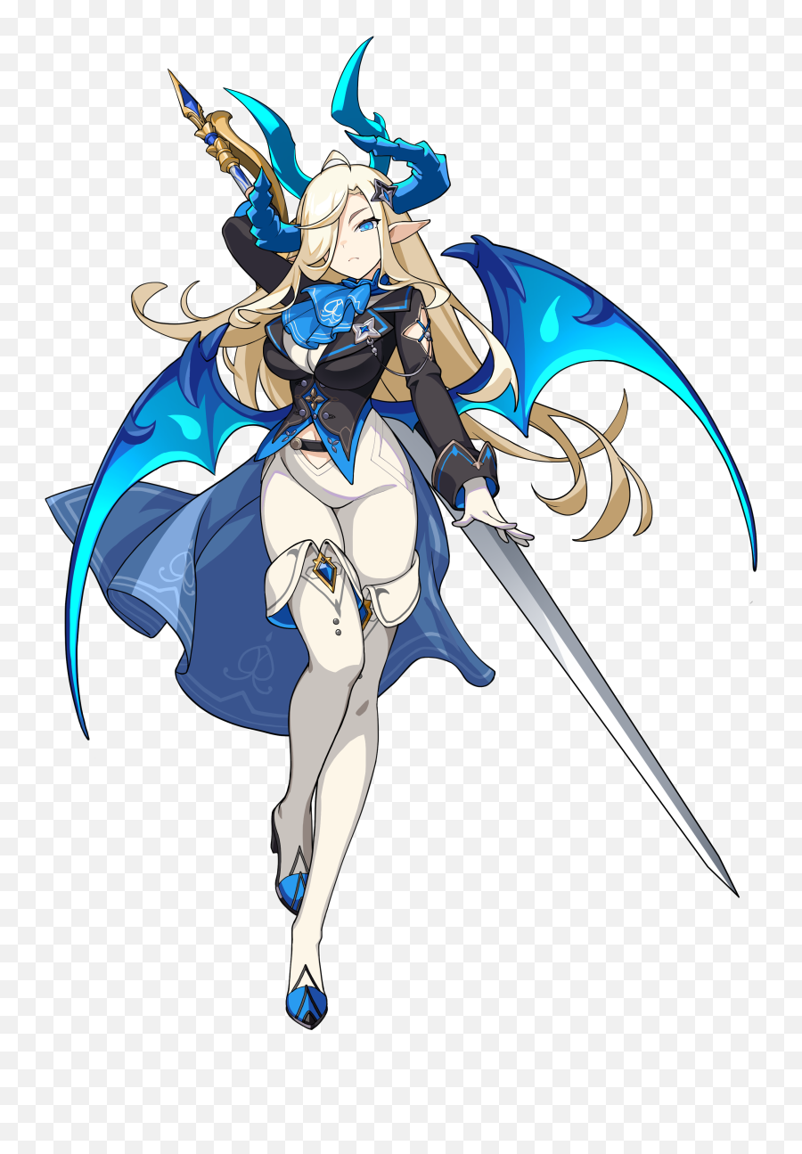 Noble Succubus Bianca Guardian Tales Danbooru Emoji,Battle Sword Emoji