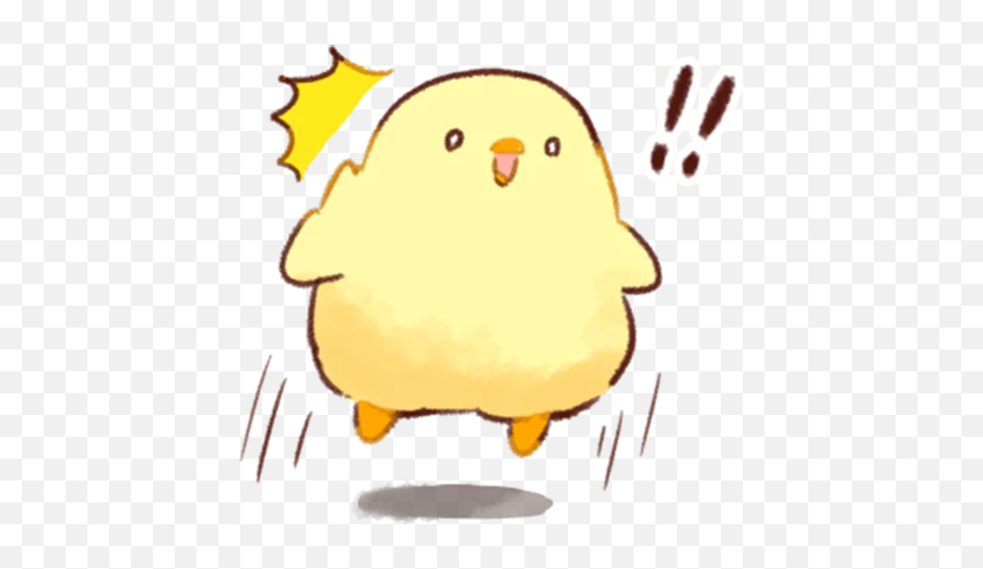 Telegram Sticker From Soft And Cute Chick Pack Emoji,Whatsapp Chicken Emoji