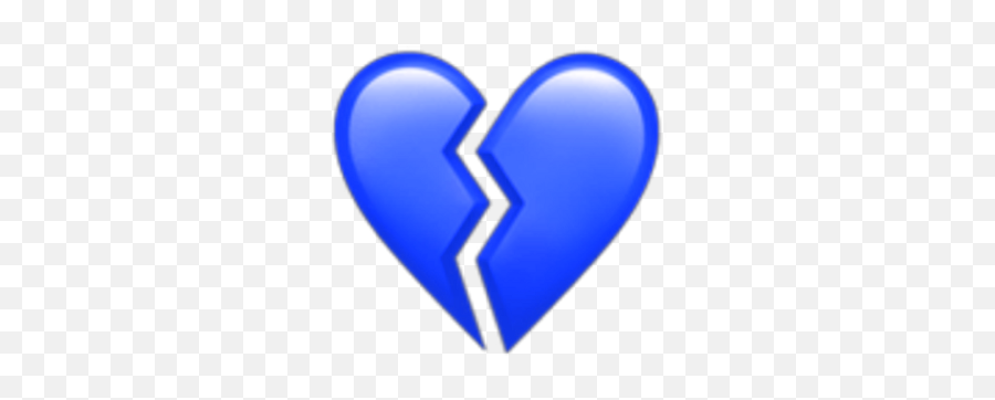 Blue Emoji Brokenheart Freetoedit Sticker By Satanicbarbie,Color Blue Emoji
