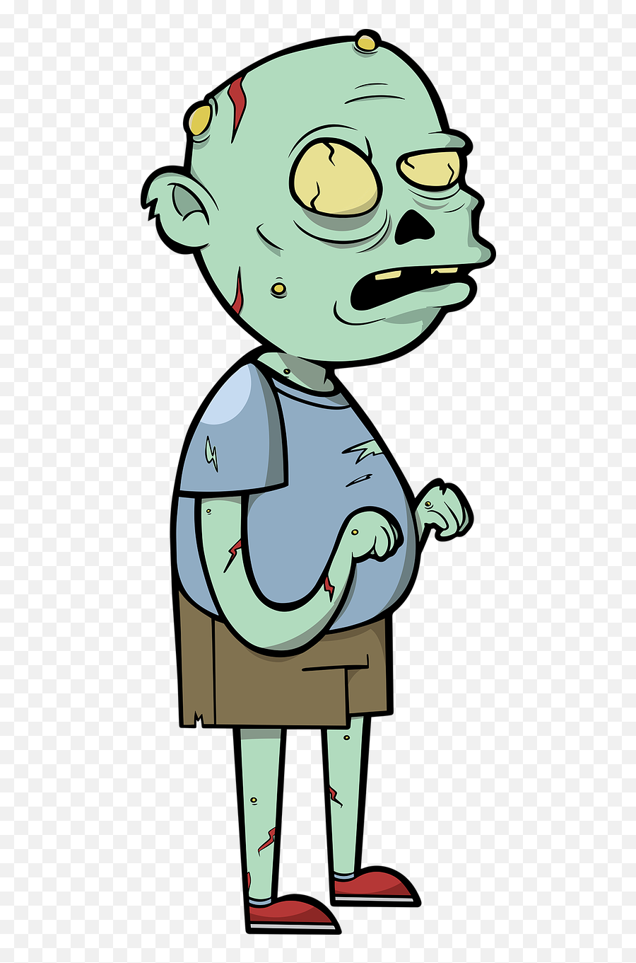 Zombiescaryzombiescreepychild - Free Image From Needpixcom Fictional Character Emoji,Zombie Emoticon
