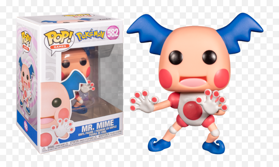 Mr Mime Pokemon Funko Pop 582 Pop Games Pokemon 582 Action - Funko Pop 582 Games Pokemon Mr Mime Emoji,Emoji Funko Pop