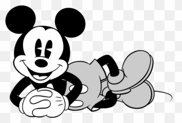Clipart Panda Mickey Mouse Clipart Panda Mickey Mouse - Transparent Mickey Mouse Black And White Clipart Emoji,Mickey Mouse Ears Emoji