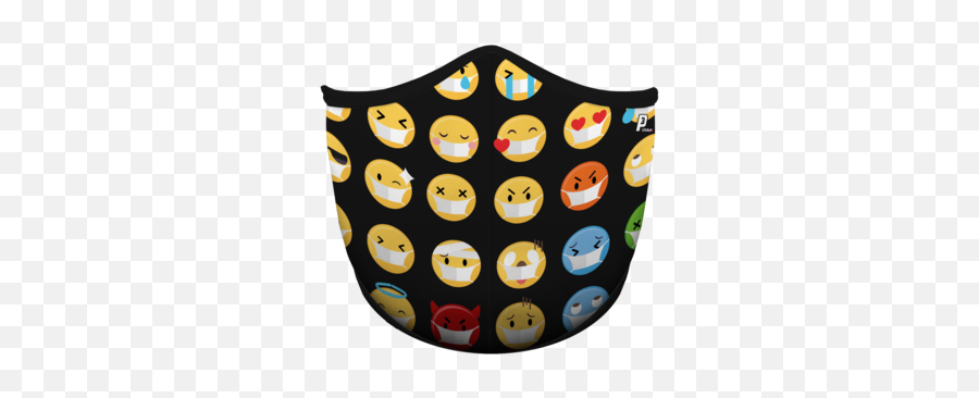 Face Coverings Made In The Usa - Happy Emoji,Performance Mask Emoji