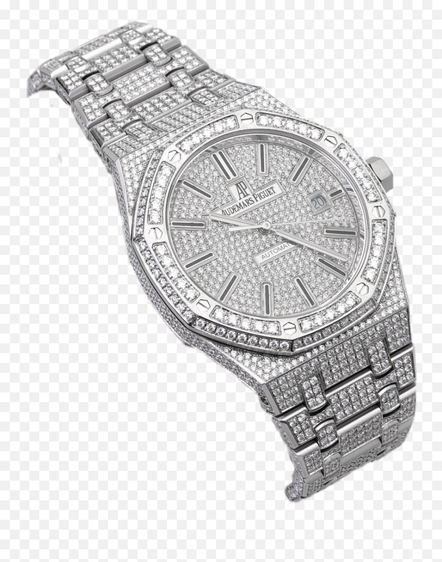 Audemars Rolex Watch Jewelry Sticker - Transparent Diamond Watch Png Emoji,Find The Emoji Rolex