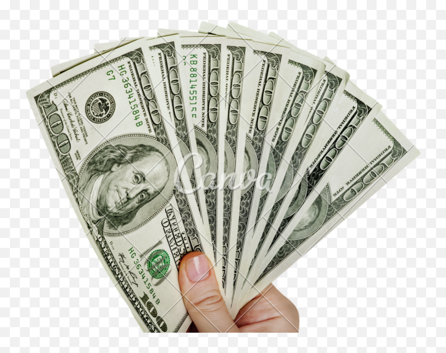 Clip Art Hand Holding Money - 100 Us Dollar Transparent 100 Us Dollar Emoji,100 Dollar Emoji