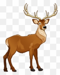 Clip Art - Reindeer Drawing With Colour Emoji,Dead Deer Emoji