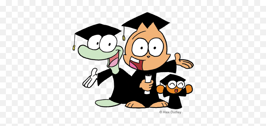 Cartoon Graduating Students - Clipart Best Graduation Toon Emoji,Graduating Emoji