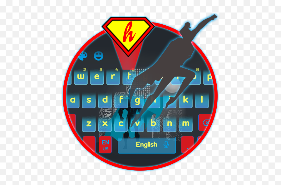 Download Superhero Keyboard Theme On Pc U0026 Mac With Appkiwi - Language Emoji,Superhero Emoji Facebook