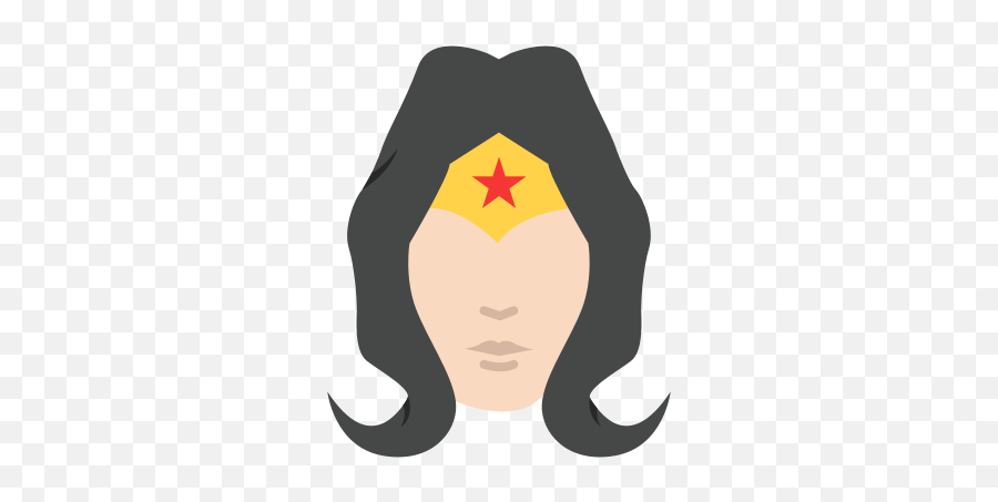 Female Superhero Justice League Superhero Wonder Woman - Justice League Icon Png Emoji,Superhero Emoticon Hawkeye