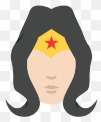 Female Superhero Justice League Superhero Wonder Woman - Justice League Icon Png Emoji,Superhero Emoticon Hawkeye