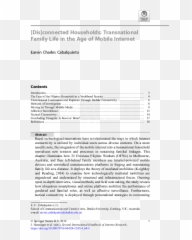 Pdf Disconnected Households Transnational Family Life In - Document Emoji,Names Of Kakao Emoticon