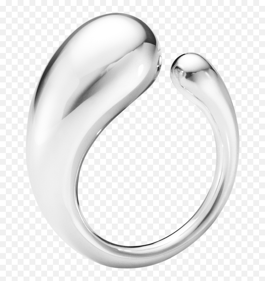 Ring In Sterling Silver - Georg Jensen Ring Mercy Mini Emoji,Japanese Fingers Represent Emotions