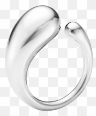 Ring In Sterling Silver - Georg Jensen Ring Mercy Mini Emoji,Japanese Fingers Represent Emotions