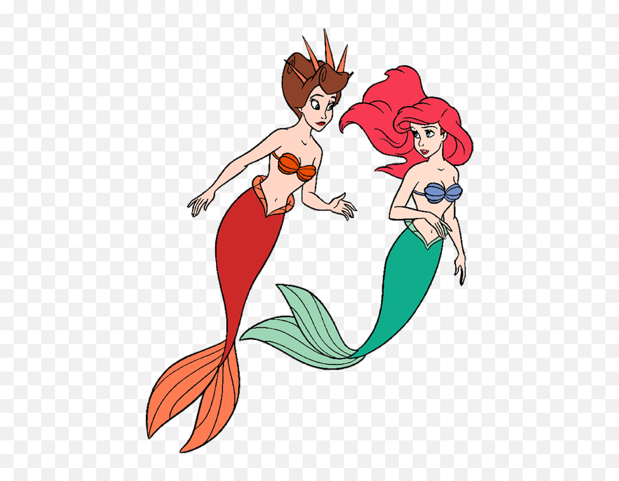 Ariels Sisters Clip Art - Mer Mouse Mrs Brisby Emoji,Little Mermaid Sketches Ariel Emotions
