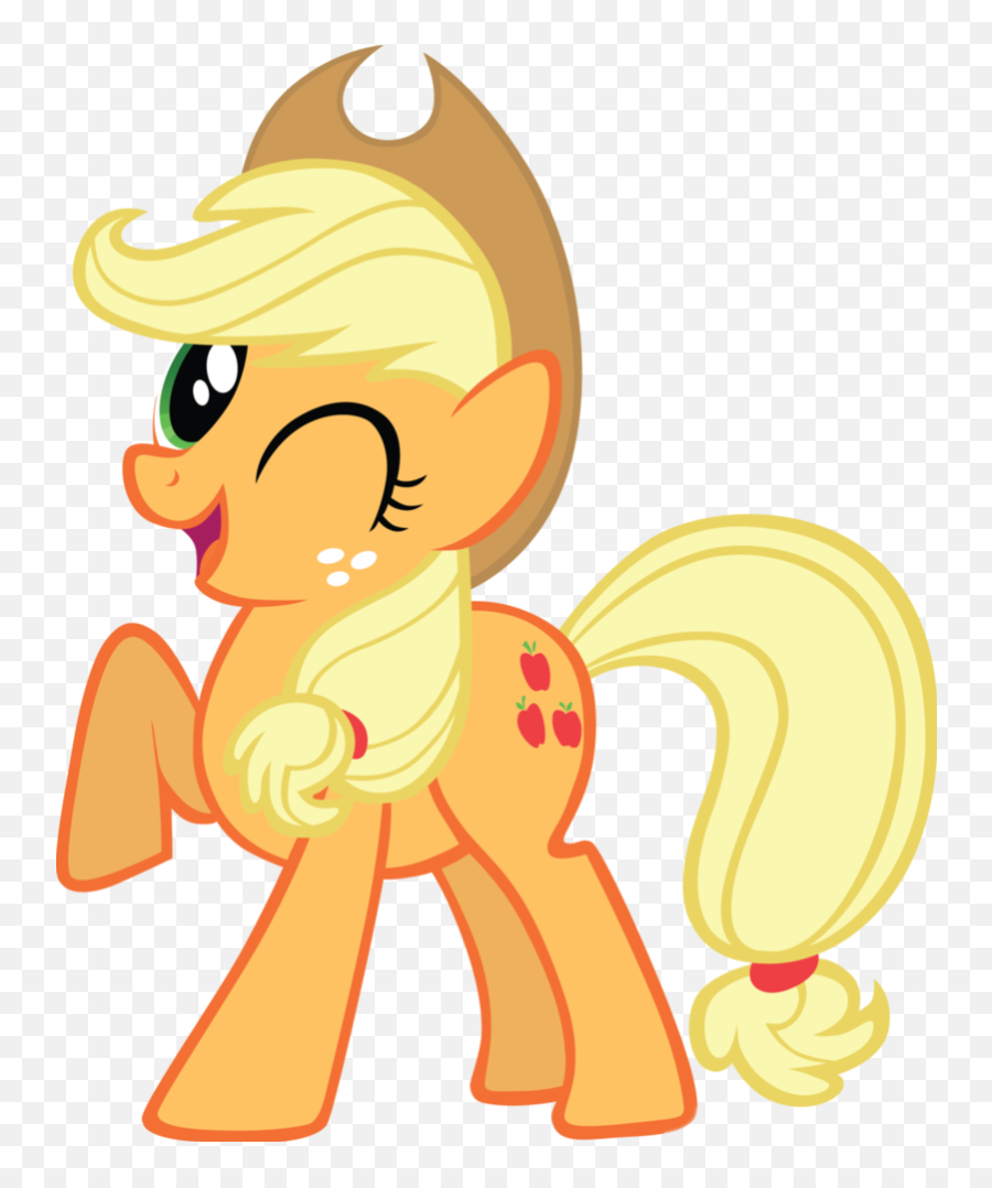 Mylittlepony Applejack Apple Sticker By Tanegriss - Applejack My Little Pony Rainbow Dash Emoji,My Little Pony Applejack Emoticon