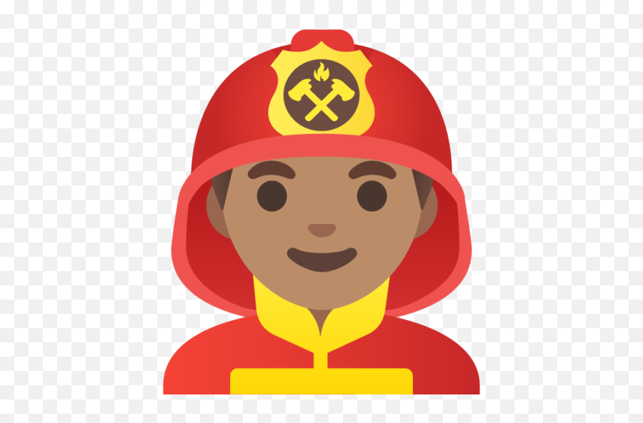 Man Firefighter Medium Skin Tone Emoji - Download For Free Bombero Emoji,Animated Emoji Commercial If It's Alright