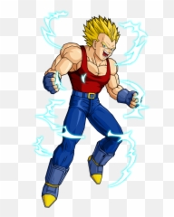 Download Vegeta Gt Super Saiyan 2 Png - Dragon Ball Gt Vegeta Ssj2 Emoji,Super Saiyan 2 Vegeta & Bulma- Outburst Of Emotion