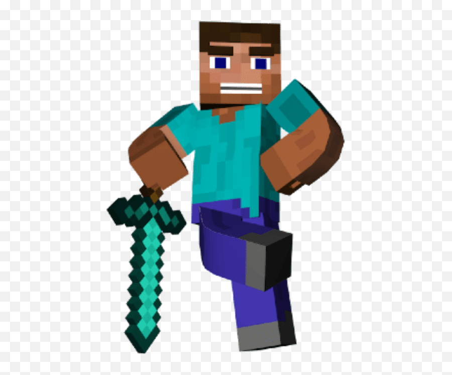 Minecraft Server Hosting From 5month Fatality Servers - Minecraft Steve Sword Png Emoji,Minecraft Emotions