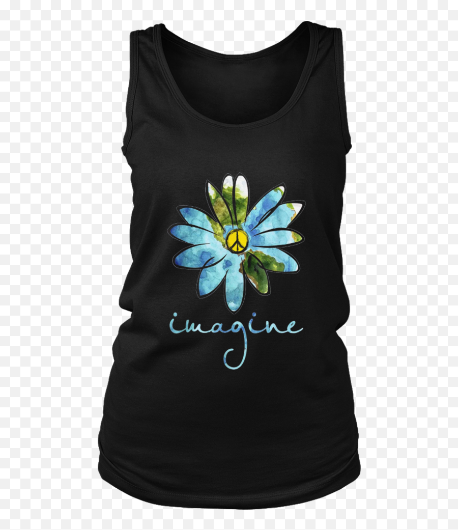 Imagine Flowers Hippie Peace Sign T - Imagine Hippie Shirt Emoji,Birthday Emoji T Shirts
