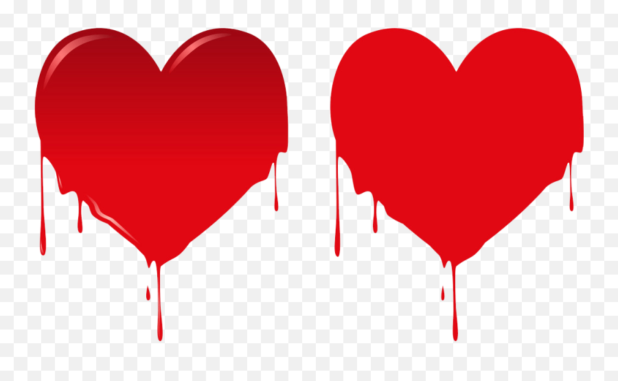 Red Love Heart Png - Clipart World Transparent Bleeding Heart Vector Emoji,Heart Emoji Meme Transparent