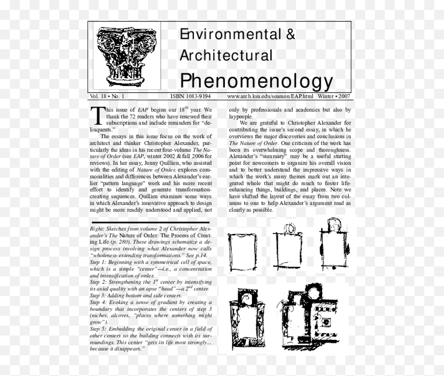 Pdf Environmental U0026 Architectural Phenomenology Vol 18 - Document Emoji,The The Slow Emotion Replay Satb Pdf