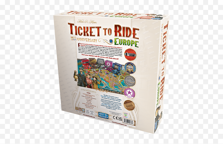 15th Anniversary - Ticket To Ride Europa 15th Anniversary Emoji,Boxed Up Emotions Tattoo