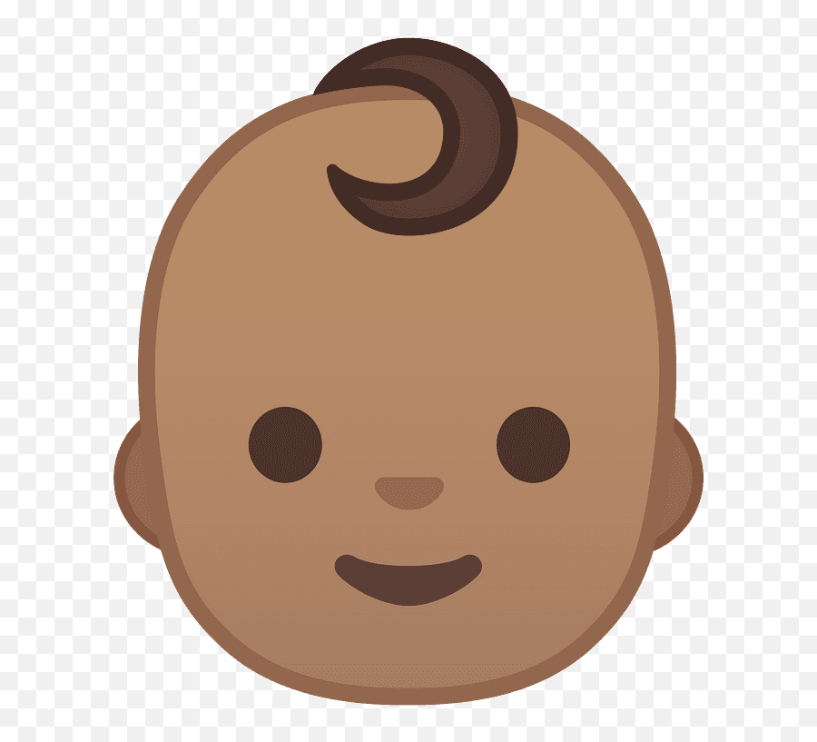 Baby Medium Skin Tone Emoji - Transparent Baby Emoji,Brown Emojis