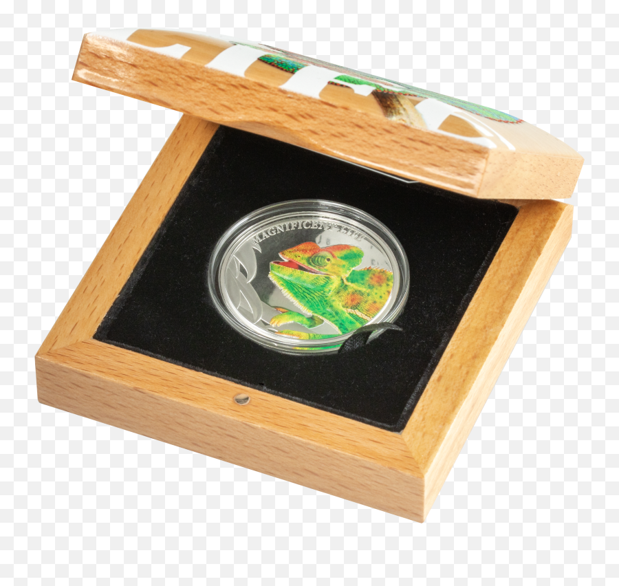Cook Islands - 2020 5 Dollars Magnificent Life Chameleon Medal Emoji,Chameleons Color Emotions