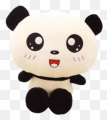 Peluche Oso Panda Negro - Panda Plushie Emoji,Peluches De Emojis Colombia