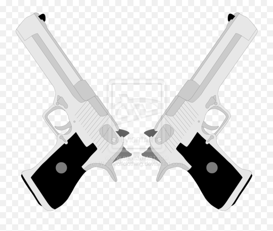 Imi Desert Eagle Firearm Art Revolver Emoji,Classic Gun Emoji