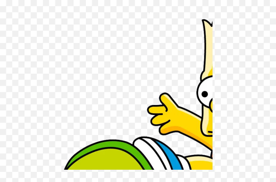 The Simpsons Whatsapp Stickers - Stickers Cloud Happy Emoji,The Simpsons Emoji