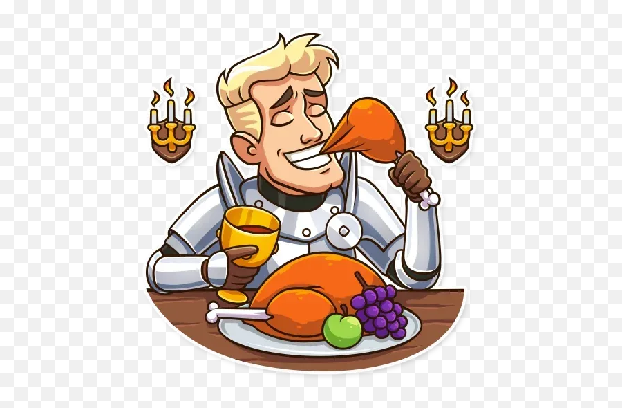 Knight Sticker Pack - Stickers Cloud Emoji,Tha Ksgiving Emojis And Stickers