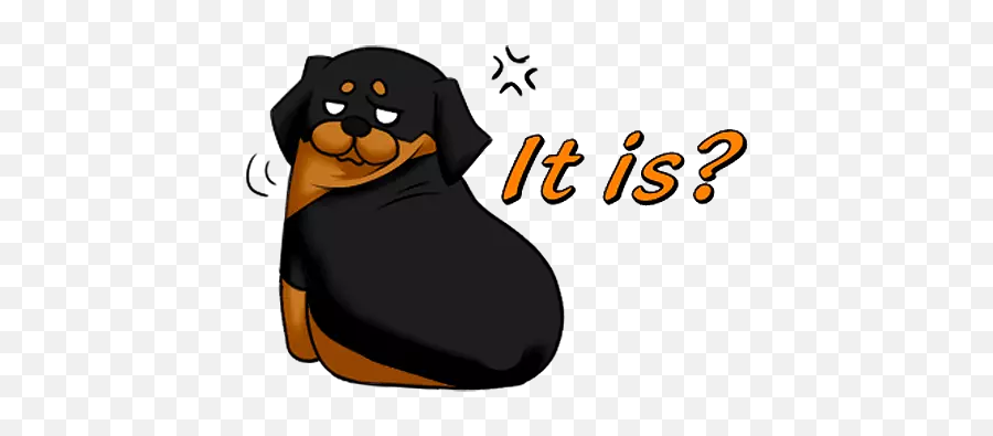 Rottweiler - Stickers For Whatsapp Soft Emoji,Rottweiler Emoji