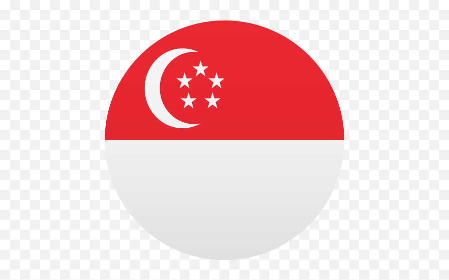 Singapore Flags Sticker - Singapore Flags Joypixels Emoji,Emoji Red Circule