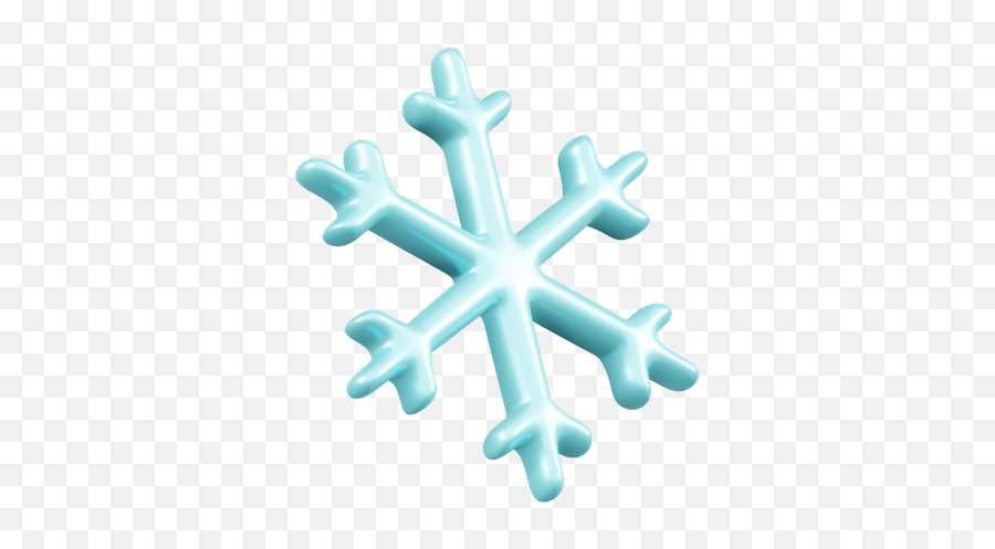 Premium Snowflake 3d Illustration Download In Png Obj Or Emoji,Snowflake Emoji
