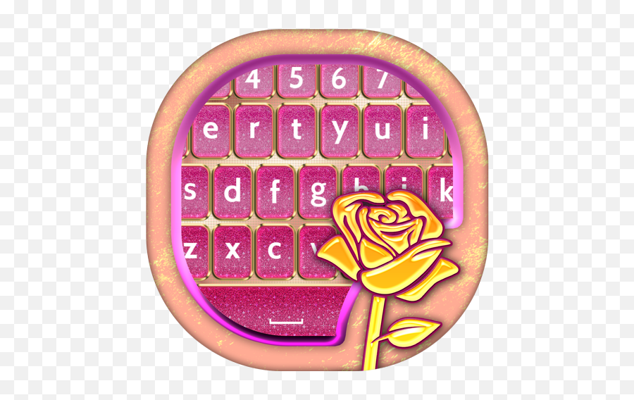 Rose Gold Keyboard Wallpaper - Sniper Scope View Emoji,Rose Emoticon Text