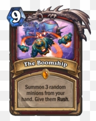 The Boomsday Project Card Reveal The Boomship - News Icy Hearthstone Rise Of The Shadow Emoji,Dr Disrespect Emoji