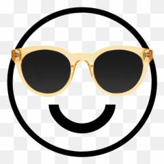 Zing Black Clubmaster - Happy Emoji,Glare Face Emoticon