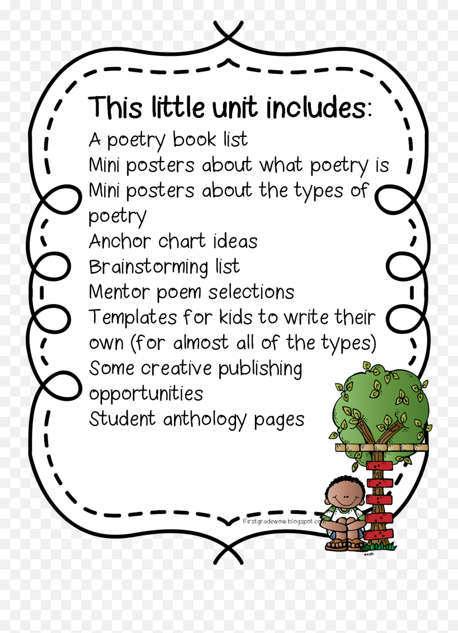 Happy Poetry Month First Grade Wow Bloglovinu0027 - List Poem Kids Emoji,Emotion Poems For Children