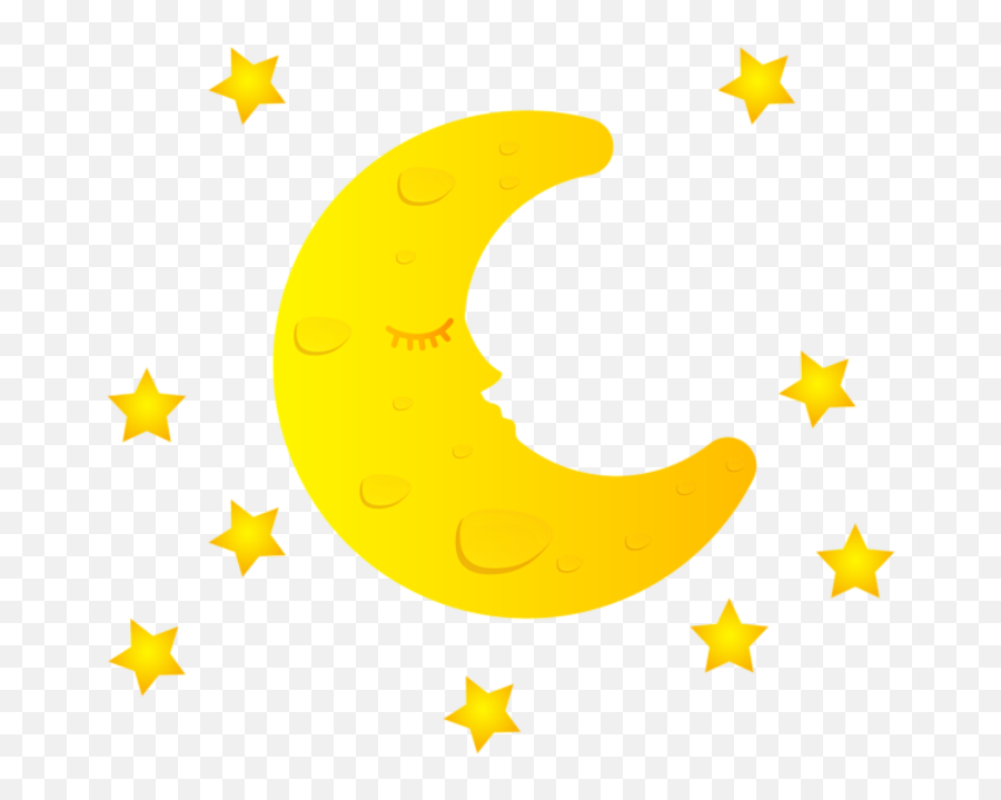 Arquivos Pdf De Molde Lua Crescente E - Moon Free Clip Art Emoji,Emoticons De Estrelinhas